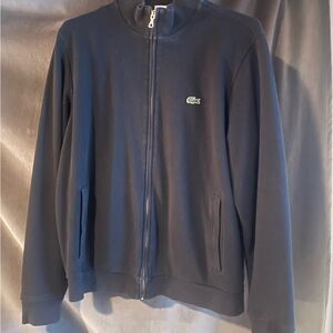 Lacoste Black Full-Zip Sweatshirt
